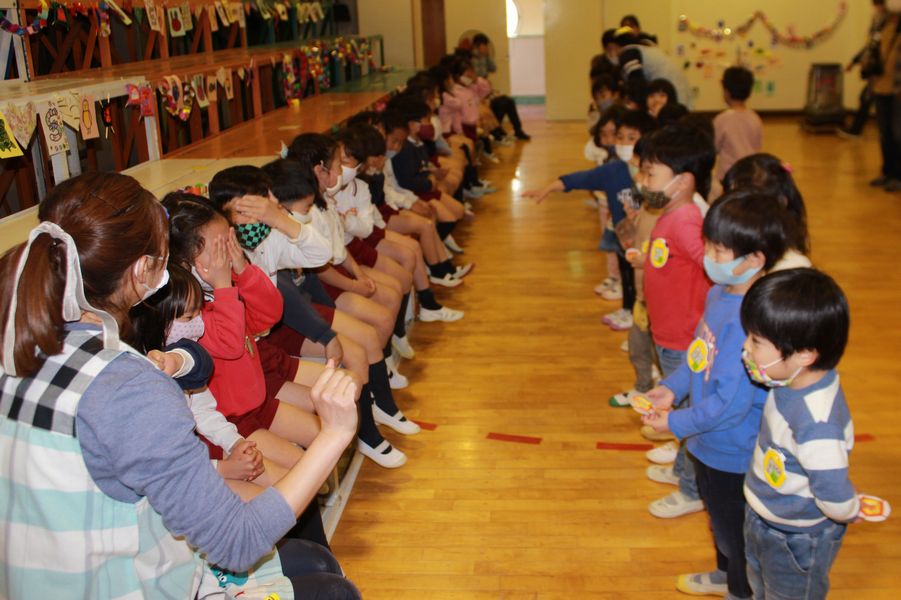 お別れ会 の様子 さぎぬま幼稚園