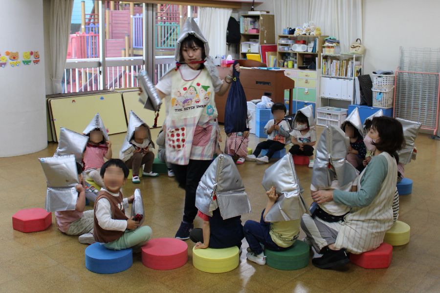 『避難訓練』の様子