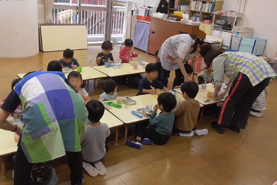 年少組お弁当はじまり