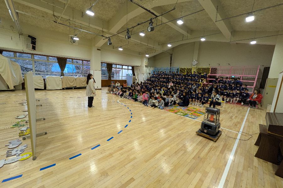 3学期始業式の様子