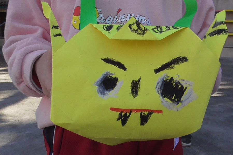 節分『豆まき』の様子