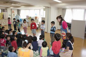 年少組 4月の誕生会の様子