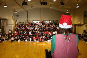クリスマス会の様子～本物のサンタがやって来た～