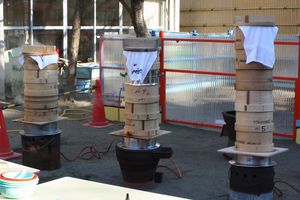 もちつきの様子