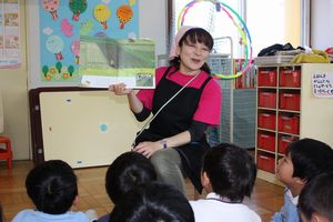 年長組 クッキングの様子