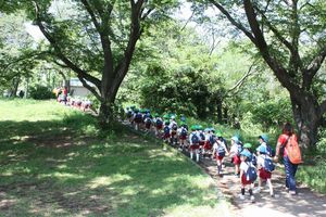 園外保育の様子～鷺沼公園～