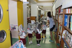 避難訓練の様子