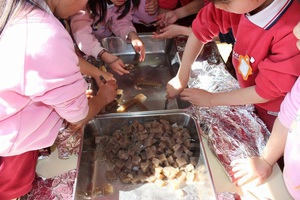 お別れパーティーの様子