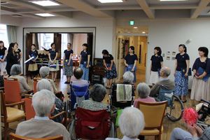 コーラス同好会 老人ホーム訪問