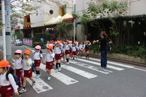 年中組 年長組 鷺沼公園園外保育の様子