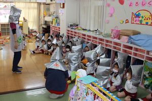 避難訓練の様子