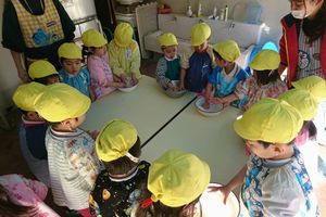 もちつきの様子